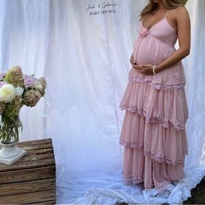 ASOS Pink Ruffle Dress